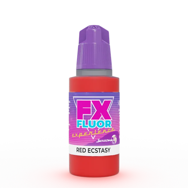 Scale75 Red Ecstasy fluorescenční barva 17 ml červená
