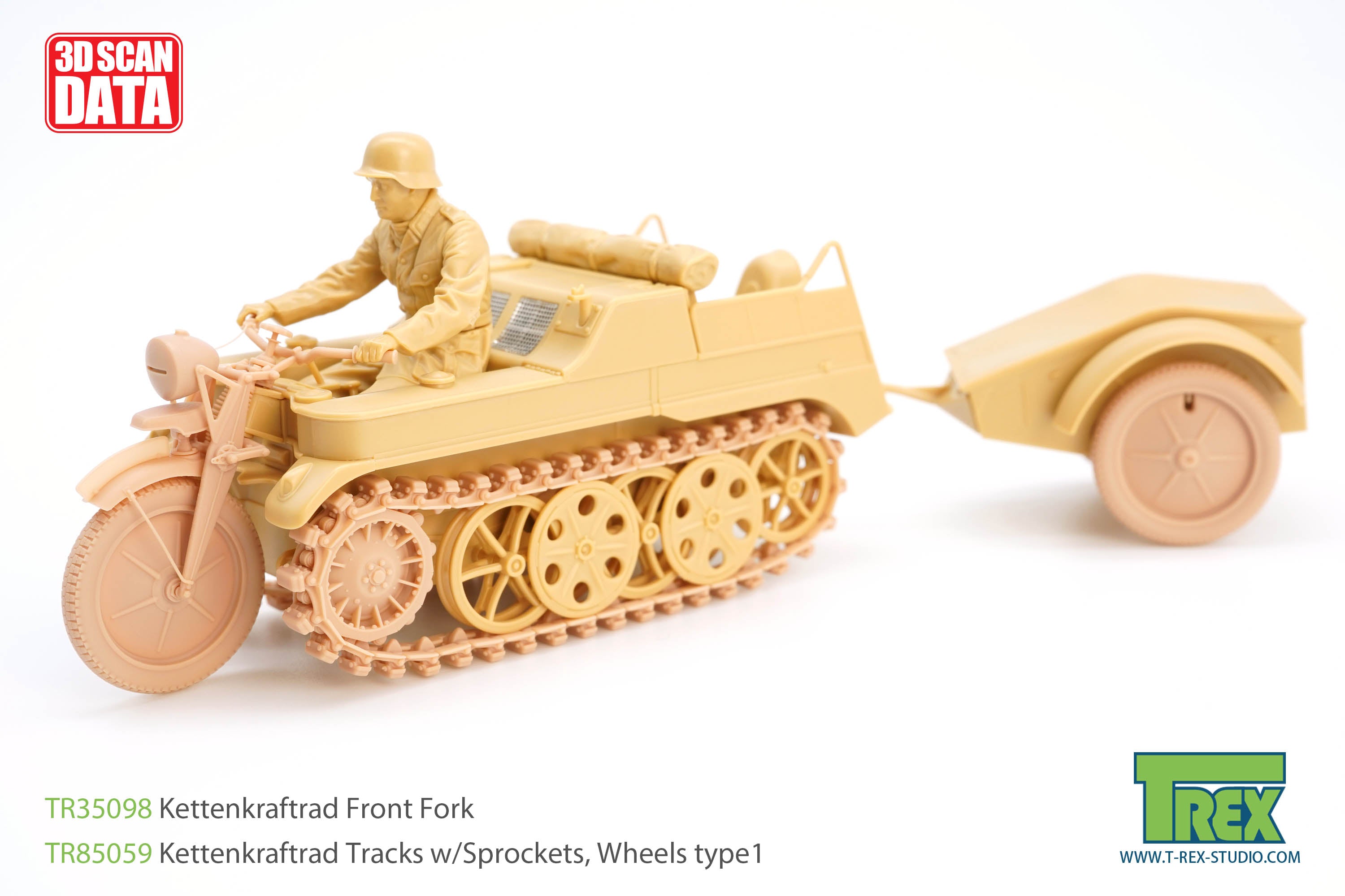 T-Rex Studio TR85059 pásy 1/35 Kettenkraftrad Type 1