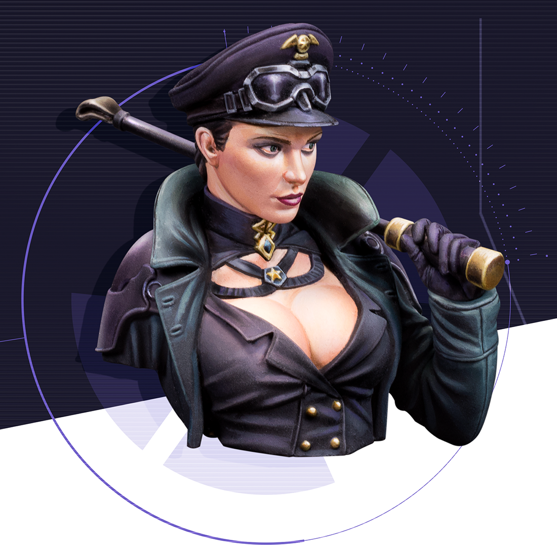 Scale75 Dianne Tianssen busta 75 mm nenabarvená resin