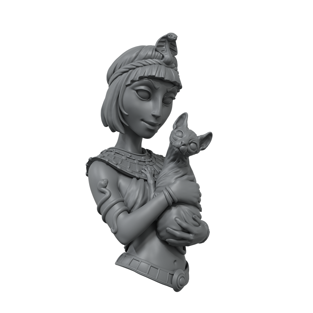 Scale75 Queen of the Nile busta 1/12 nenabarvená