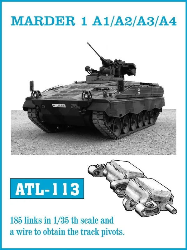 Friulmodel ATL-113 Marder 1 A1/A2/A3/A4 kovové pásy 1/35